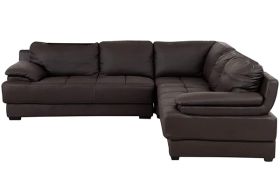 CasaStyle - Ebonza 5 Seater Leatherette Sofa Set (Brown)