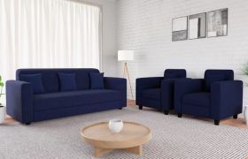 CasaStyle Universal 5 Seater Fabric 3+1+1 Sofa Set (Blue)