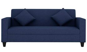 CasaStyle Diana Three Seater Sofa (Dark Blue)