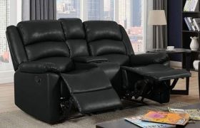 CasaStyle Carsley Two Seater Recliner Sofa with Storage