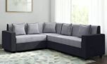CasaStyle CasaLiving Six Seater Corner Sofa (Grey-Black)